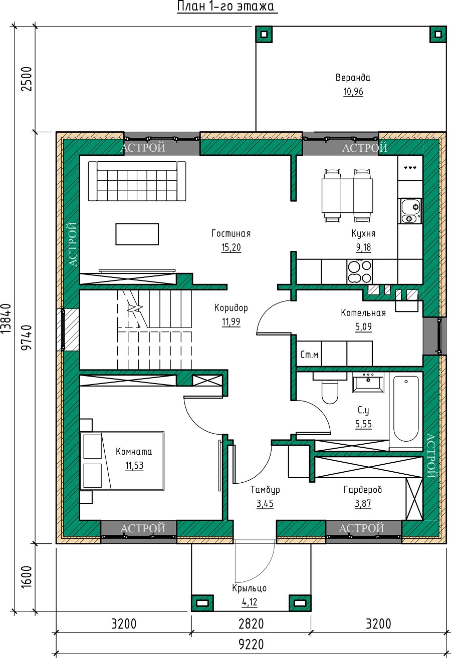 проекты строительство домов астрой