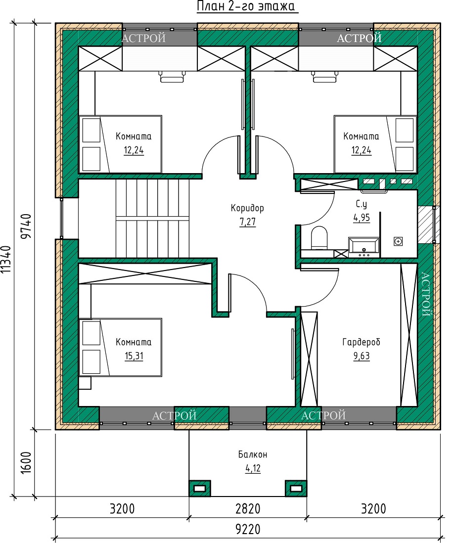 проекты строительство домов астрой
