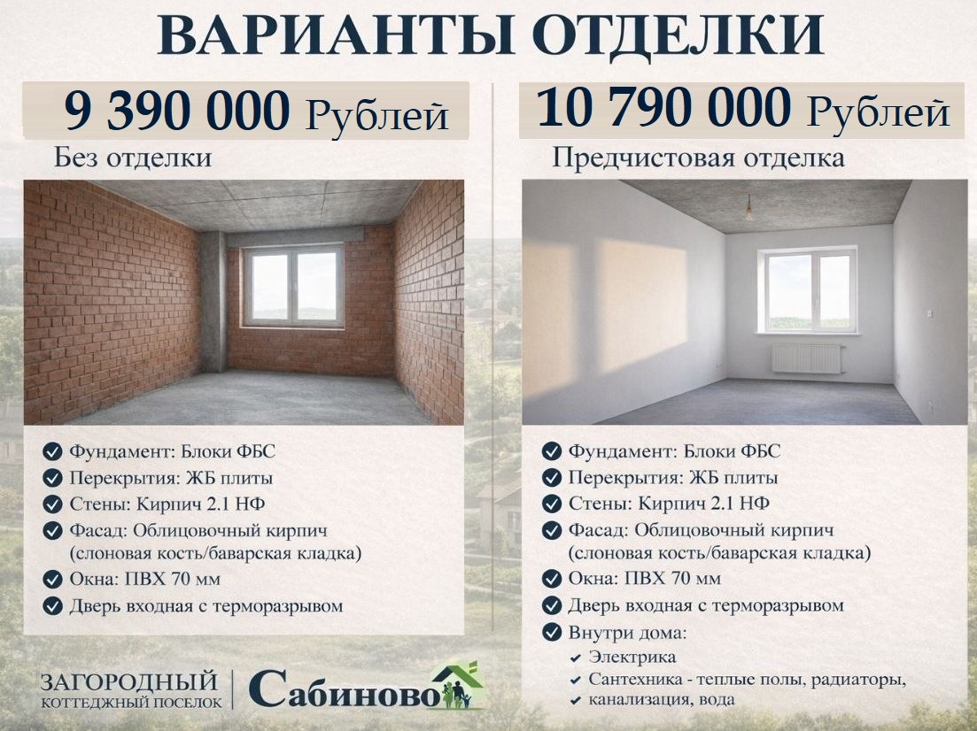 купить дом построить дом жк Сабиново